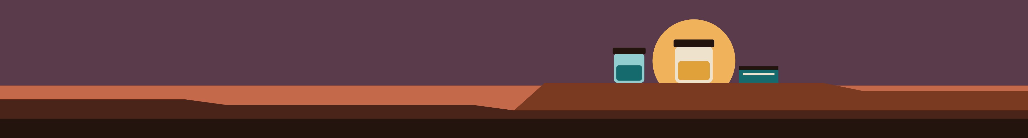 Mesa — Sun over the mesa, dusk
